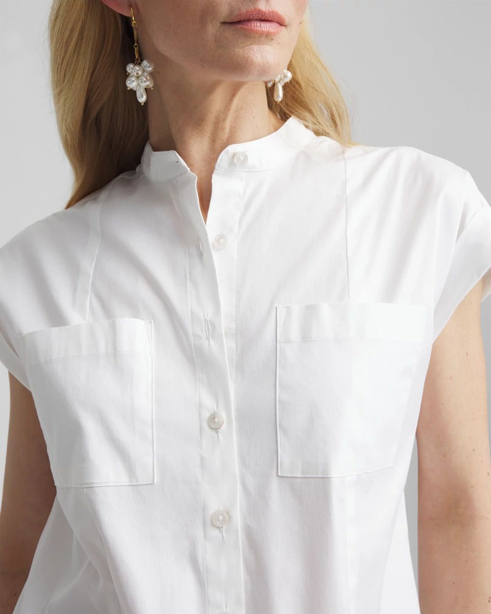 Poplin Patch Pocket Shirt | Chico's